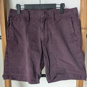 Old Navy Men's Dark Purple Flat Front Shorts